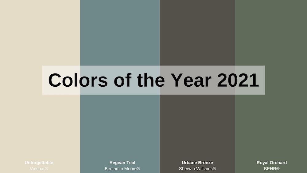 2021 Color Trends By Room Kohler Luxstone Showers Blog - Behr Top Paint Colors 2021