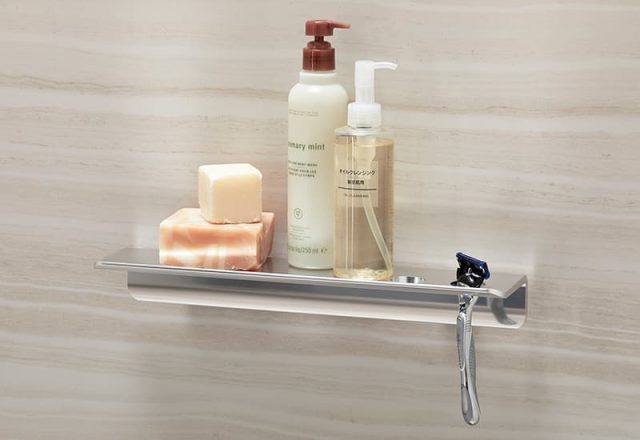 floating shower shelf