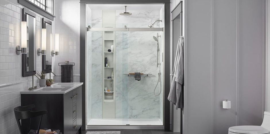calacatta bathroom
