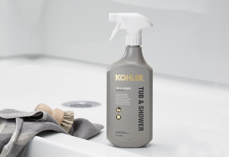 Shower Care & Cleaning Tips KOHLER LuxStone Showers