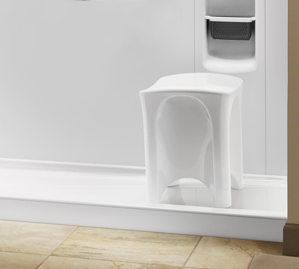 Shower Seat Dimensions | Shower Storage | KOHLER® LuxStone Shower