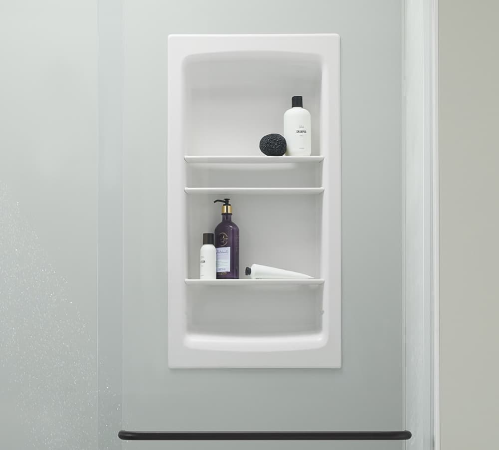 Shower Niche | Shower Storage | KOHLER® LuxStone Shower