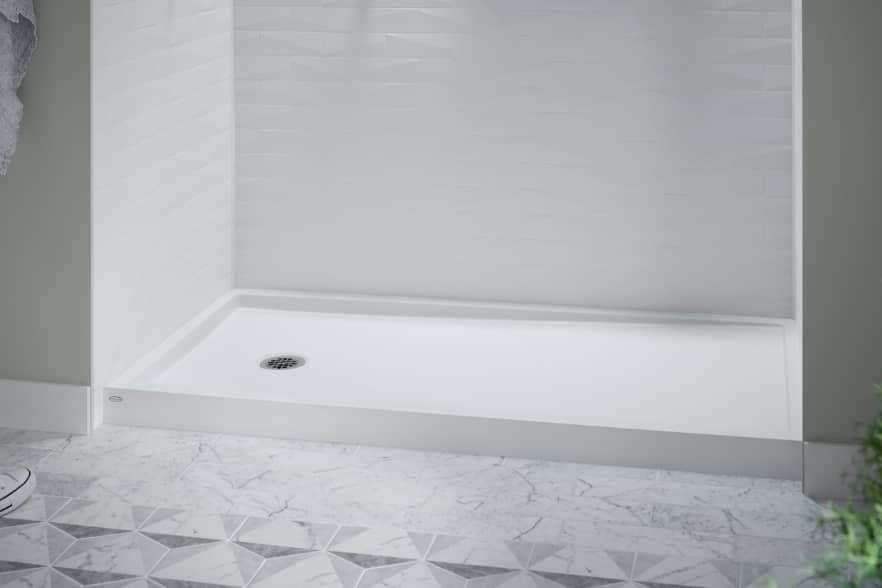 Low Threshold Shower Bases Shower Pans KOHLER LuxStone Showers