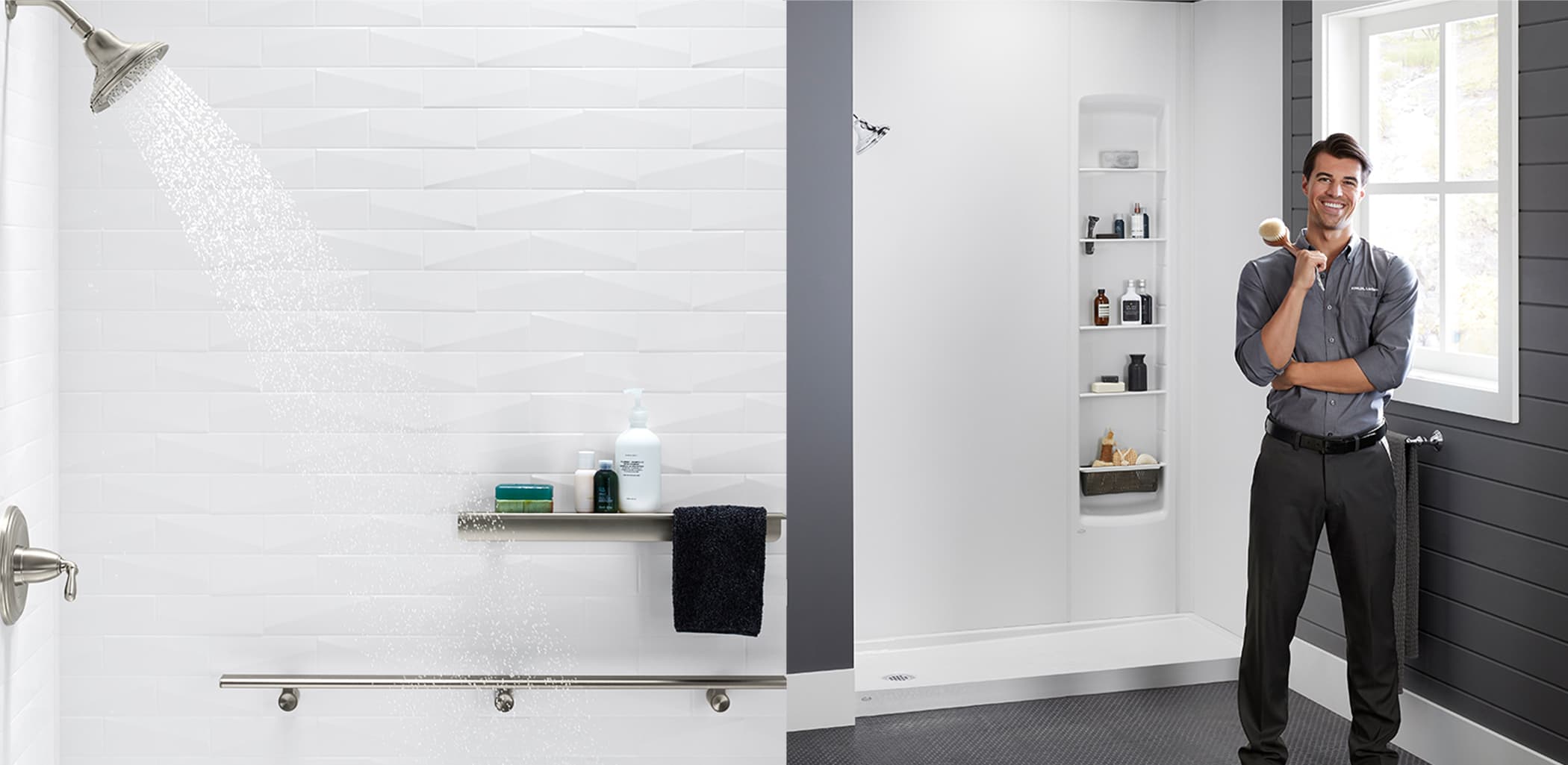 Contact Us Free Shower Quote KOHLER LuxStone Showers