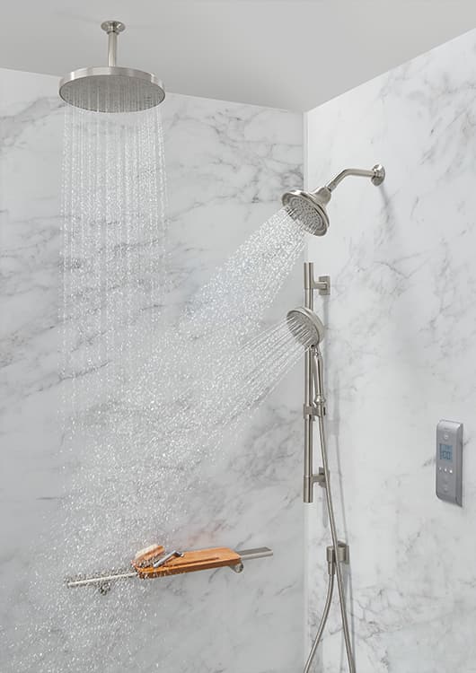 Dealer Legacy Remodeling KOHLER LuxStone Showers Custom Shower
