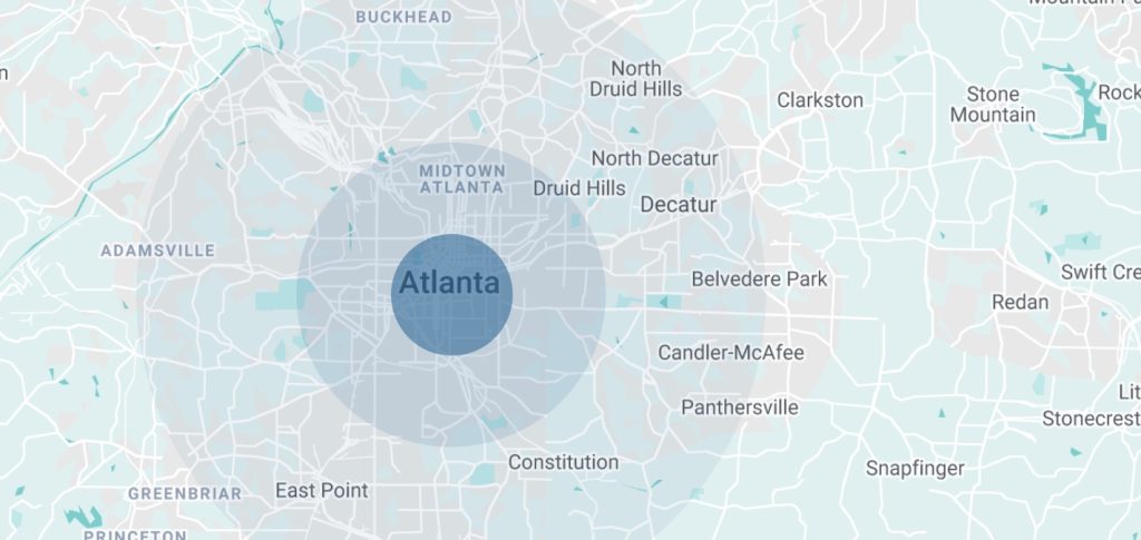 atlanta city map