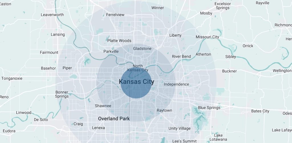 kansas city metro map